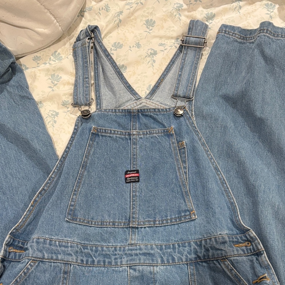 UNIONBAY Light Blue Denim Overalls Jumpsuit